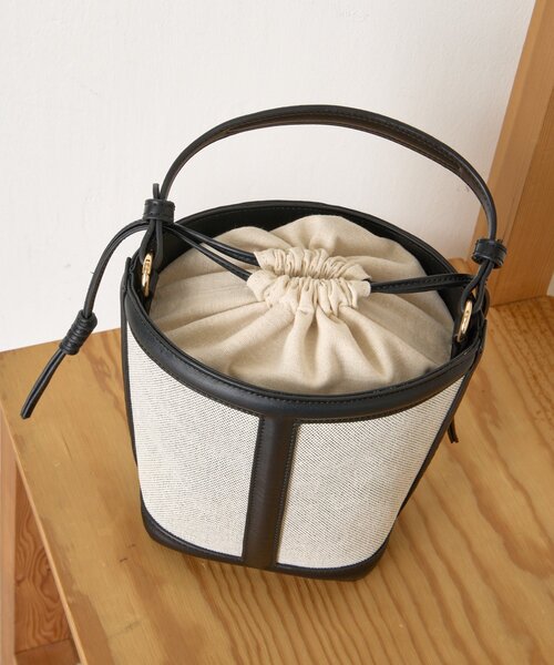 Jena espace merveilleux(ジェナ エスパスメルヴェイユ)の「エルガリーハンドバッグ(トートバッグ・レディース・ブラック/ブラウン・FREE)」の7枚目の写真
