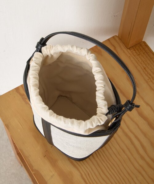 Jena espace merveilleux(ジェナ エスパスメルヴェイユ)の「エルガリーハンドバッグ(トートバッグ・レディース・ブラック/ブラウン・FREE)」の8枚目の写真