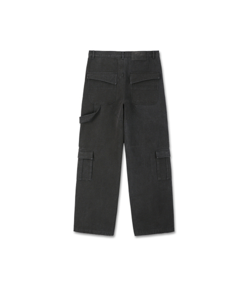 9999ARCHIVE（9999アーカイブ）の「Oblique Pocket Wide Cargo Pants（その他パンツ・レディース・ブラック・FREE/2/3）」の3枚目の写真
