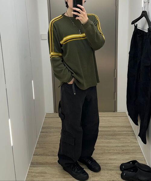 9999ARCHIVE（9999アーカイブ）の「Oblique Pocket Wide Cargo Pants（その他パンツ・レディース・ブラック・FREE/2/3）」の8枚目の写真