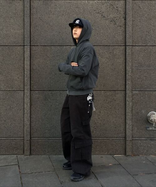 9999ARCHIVE（9999アーカイブ）の「Oblique Pocket Wide Cargo Pants（その他パンツ・レディース・ブラック・FREE/2/3）」の10枚目の写真