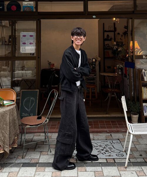 9999ARCHIVE（9999アーカイブ）の「Oblique Pocket Wide Cargo Pants（その他パンツ・レディース・ブラック・FREE/2/3）」の13枚目の写真