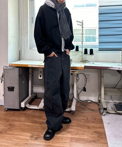 9999ARCHIVE（9999アーカイブ）の「Oblique Pocket Wide Cargo Pants（その他パンツ・レディース・ブラック・FREE/2/3）」の19枚目の写真