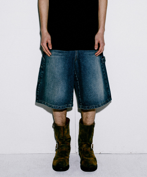 THEVINYLHOUSE(ザバイニルハウス)の「CARPENTER DENIM SHORTS BLUE (VH2EMUPA60A)(その他パンツ・メンズ・その他・S/M/L)」の3枚目の写真