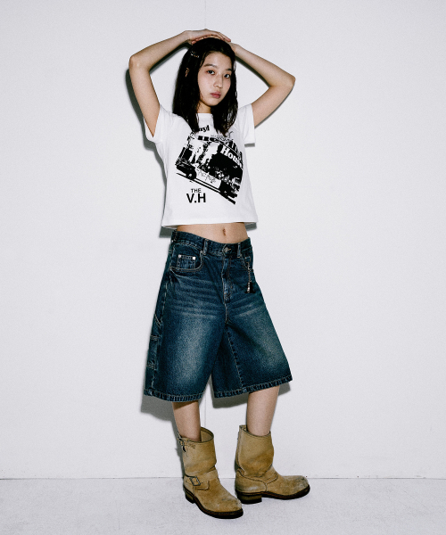 THEVINYLHOUSE(ザバイニルハウス)の「CARPENTER DENIM SHORTS BLUE (VH2EMUPA60A)(その他パンツ・メンズ・その他・S/M/L)」の8枚目の写真