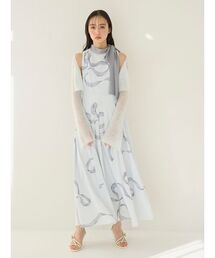 SNIDEL | リボンディテールカーデセットワンピース(ワンピース)