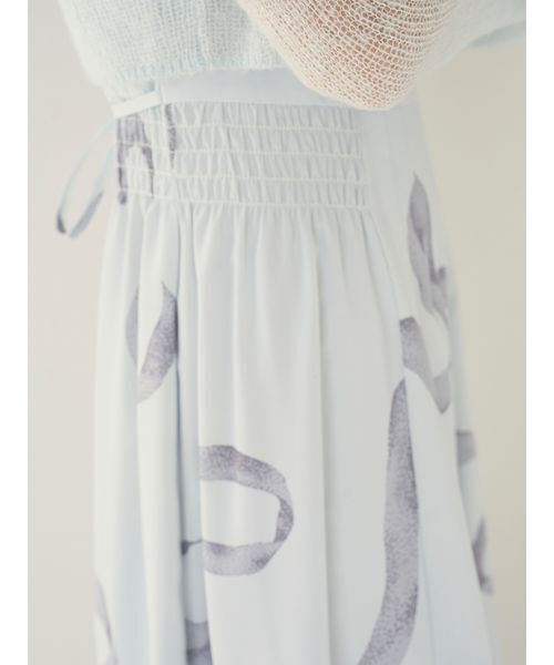 SNIDEL（スナイデル）の「リボンディテールカーデセットワンピース（ワンピース・レディース・ライトピンク/ライトブルー/ブラウン/オフホワイト・1/0）」の20枚目の写真