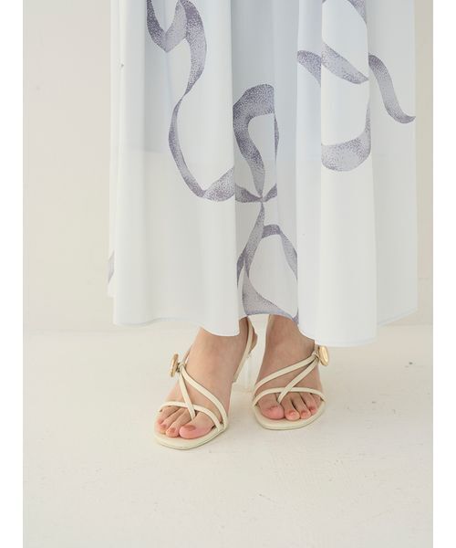 SNIDEL（スナイデル）の「リボンディテールカーデセットワンピース（ワンピース・レディース・ライトピンク/ライトブルー/ブラウン/オフホワイト・1/0）」の21枚目の写真