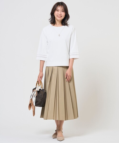 J.PRESS(ジェイプレス)の「ギガダルポンチ カットソー(Tシャツ/カットソー・レディース・スカイブルー系/ベージュ系/ホワイト系・LARGE/MEDIUM)」の13枚目の写真