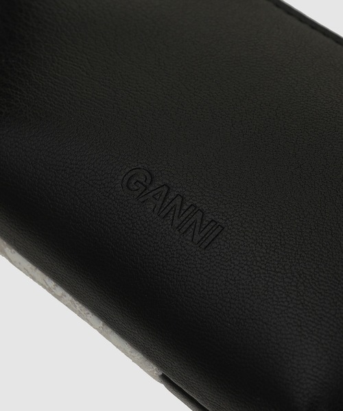 GANNI（ガニー）の「Bou Coin Purse Puddle（コインケース・レディース・ブラック・ONE SIZE）」の4枚目の写真