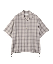 シャツ 21ss cullni shirts High Count Broadcloth Embroidery Patch Short Sleeve Shirt（シャツ