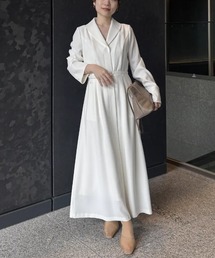 anuans（アニュアンス）の「ダブルサテングレースワンピース（ワンピース）」