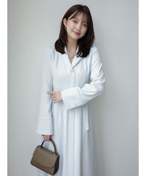 ダブルサテングレースワンピース（ワンピース）｜anuans（アニュアンス