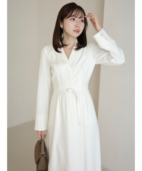 ダブルサテングレースワンピース（ワンピース）｜anuans（アニュアンス