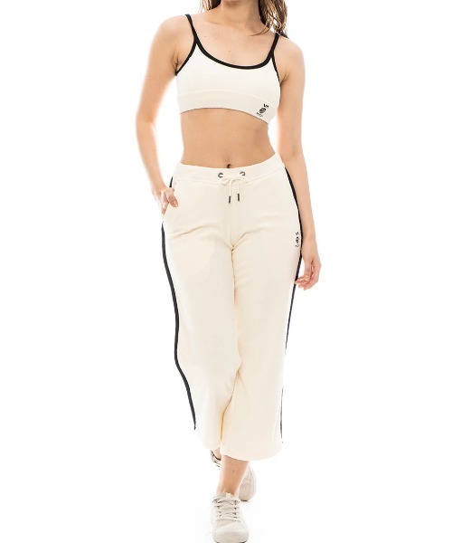 RVCA（ルーカ）の「【RVCA/ルーカ】【ALLTIME】 TERRY CLOTH WIDE PANTS/クロップド　ワイドパンツ（その他パンツ・レディース・オフホワイト・SMALL）」の2枚目の写真