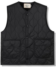 GUBIN（グビン）の「ライトウェイトキルティングジャンパー - ブラック（ダウンベスト）」