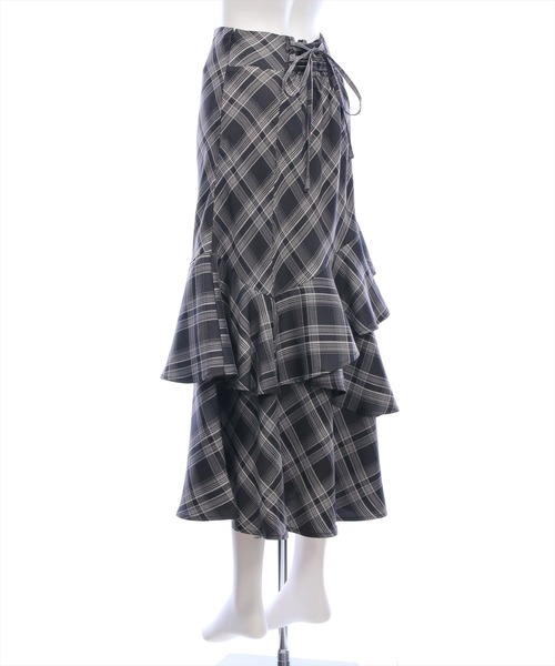 CLEAR BASIC（クリアベーシック）の「【低身長対応／サイズ展開あり】アシンメトリーマーメイドスカート[大人 フェミニン 上品]（スカート・レディース・ブラック系その他/ブラック・F/PF）」の18枚目の写真