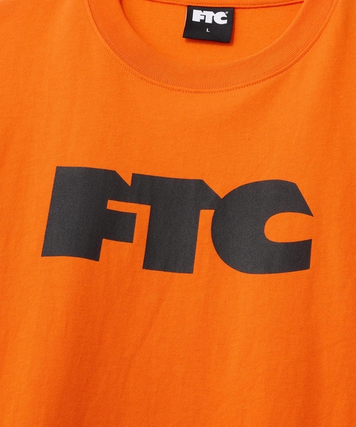 FTC（エフティーシー）の「FTC OG LOGO TEE（Tシャツ/カットソー・メンズ・ホワイト/オレンジ/ブラック・X-LARGE/LARGE/MEDIUM/SMALL）」の4枚目の写真