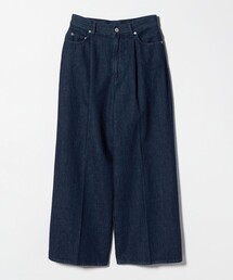 UNITED ARROWS | デニム タック ワイドパンツ(デニムパンツ)