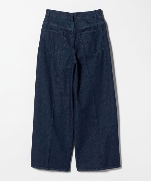 UNITED ARROWS（ユナイテッドアローズ）の「デニム タック ワイドパンツ（デニムパンツ・レディース・ネイビー・36/34/38）」の2枚目の写真