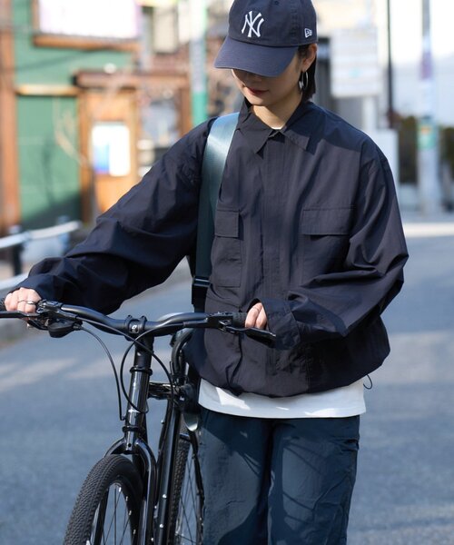 Franklin Climbing（フランクリンクライミング）の「【Franklin Climbing】撥水/ユニセックス/シティアクティブBDUシャツジャケット（ナイロンジャケット・メンズ・ブラック/ベージュ・LARGE/MEDIUM）」の16枚目の写真