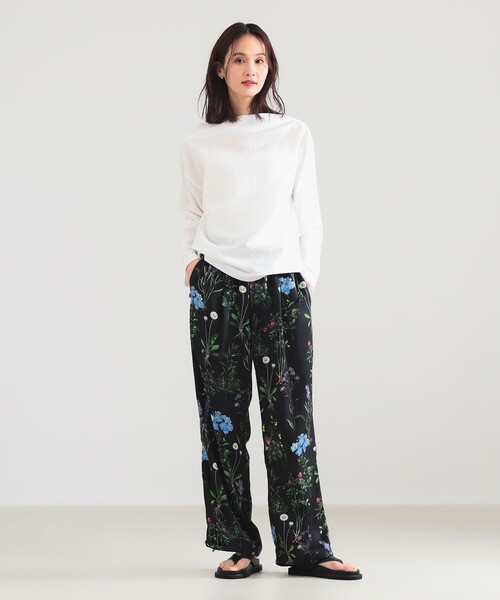 Demi-Luxe BEAMS(デミルクス ビームス)の「【6/11値下げ】ボートネック ロングスリーブ カットソー(Tシャツ/カットソー・レディース・ブラック/イエロー系その他2/ホワイト・ONE SIZE)」の4枚目の写真