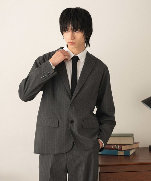 LUCY（ルーシー）の「LUCY/【26年春新作】シングルテーラードジャケット（テーラードジャケット・メンズ・グレー系その他4/ブラック/ブラック系その他4・LARGE/MEDIUM）」の3枚目の写真