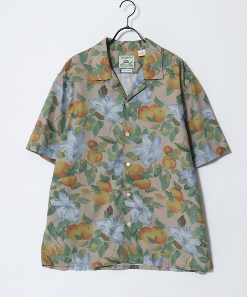 Levi's(リーバイス)の「Levi's/リーバイス SUNSET NO POCKET CAMP SHIRT/オーバーサイズ サンセット キャンプシャツ/総柄 アロハシャツ/オープンカラーシャツ/レディース メンズ(シャツ/ブラウス・メンズ・ホワイト/ブラック系その他/オートミール/ブラック/ベージュ系その他/ホワイト系その他・M/L/XL)」の17枚目の写真