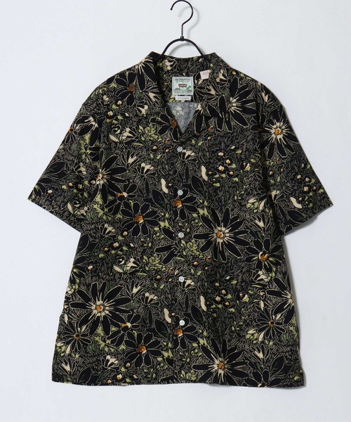 Levi's(リーバイス)の「Levi's/リーバイス SUNSET NO POCKET CAMP SHIRT/オーバーサイズ サンセット キャンプシャツ/総柄 アロハシャツ/オープンカラーシャツ/レディース メンズ(シャツ/ブラウス・メンズ・ホワイト/ブラック系その他/オートミール/ブラック/ベージュ系その他/ホワイト系その他・M/L/XL)」の13枚目の写真