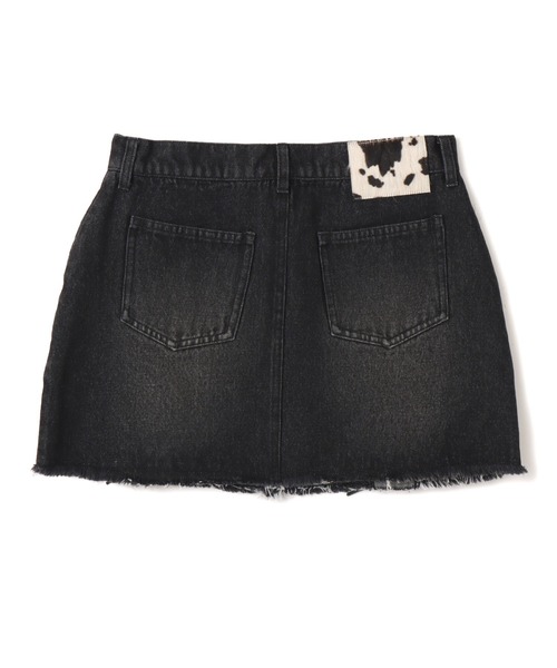 atmos pink(アトモスピンク)の「atmos pink Lace-up Denim Mini Skirt / アトモス ピンク レースアップ デニム ミニ スカート(スカート・レディース・ブルー/ブラック・S/M)」の6枚目の写真