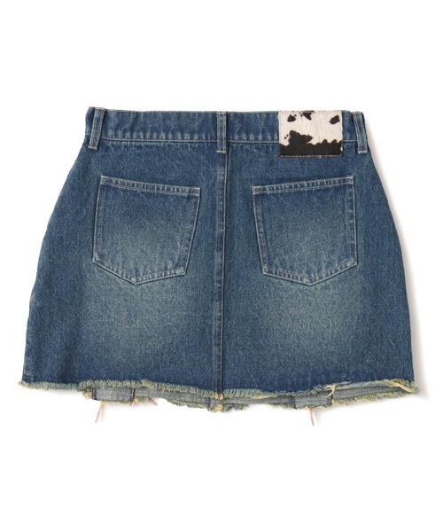 atmos pink(アトモスピンク)の「atmos pink Lace-up Denim Mini Skirt / アトモス ピンク レースアップ デニム ミニ スカート(スカート・レディース・ブルー/ブラック・S/M)」の10枚目の写真