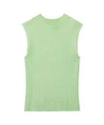 FRAY I.D | シルクブレンドハイネックノースリリブニット/ウォッシャブル(ニット/セーター)