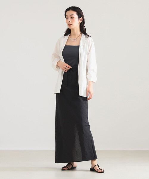 TICCA（ティッカ）の「TICCA / シャツジャケット（シャツ/ブラウス・レディース・ホワイト/ネイビー・ONE SIZE）」の3枚目の写真