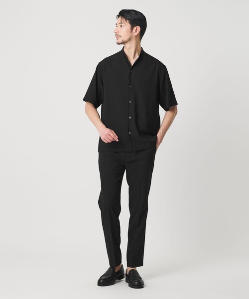 BEAUTY&YOUTH UNITED ARROWS(ビューティーアンドユースユナイテッドアローズ)の「【WEB限定 WARDROBE SMART】 Reflax スキッパー シャツ(シャツ/ブラウス・メンズ・ブラック/ベージュ/ダークグレー・XL/L/M/S)」の5枚目の写真