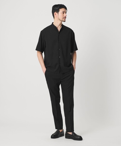 BEAUTY&YOUTH UNITED ARROWS(ビューティーアンドユースユナイテッドアローズ)の「【WEB限定 WARDROBE SMART】 Reflax スキッパー シャツ(シャツ/ブラウス・メンズ・ブラック/ベージュ/ダークグレー・XL/L/M/S)」の6枚目の写真