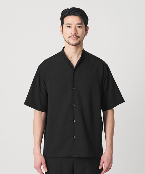 BEAUTY&YOUTH UNITED ARROWS(ビューティーアンドユースユナイテッドアローズ)の「【WEB限定 WARDROBE SMART】 Reflax スキッパー シャツ(シャツ/ブラウス・メンズ・ブラック/ベージュ/ダークグレー・XL/L/M/S)」の13枚目の写真