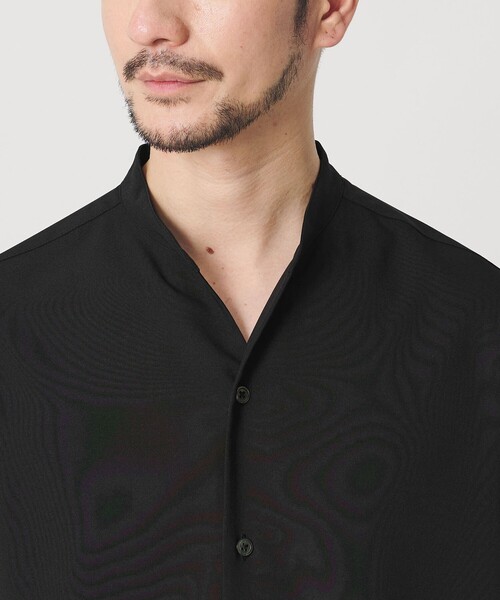 BEAUTY&YOUTH UNITED ARROWS(ビューティーアンドユースユナイテッドアローズ)の「【WEB限定 WARDROBE SMART】 Reflax スキッパー シャツ(シャツ/ブラウス・メンズ・ブラック/ベージュ/ダークグレー・XL/L/M/S)」の16枚目の写真