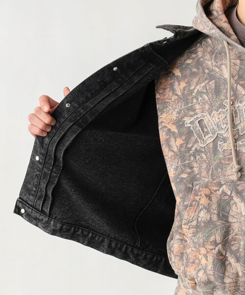 BEAMS HEART（ビームスハート）の「ブラスト デニム ジャケット（デニムジャケット・メンズ・ブラック/インディゴブルー・SMALL/MEDIUM/LARGE）」の5枚目の写真