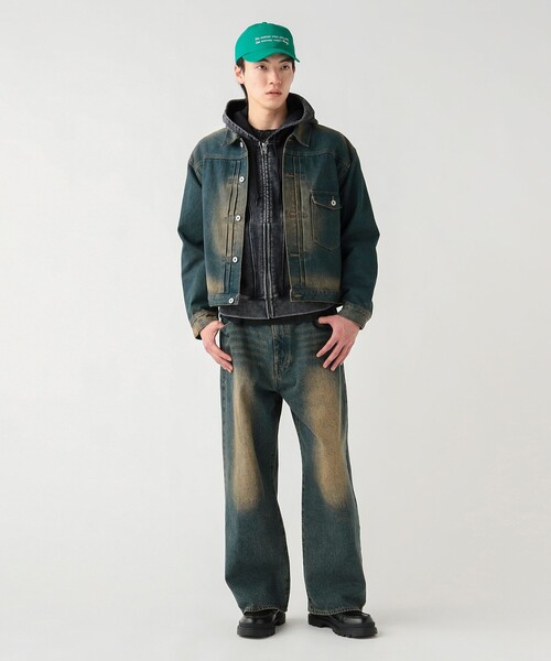 BEAMS HEART（ビームスハート）の「ブラスト デニム ジャケット（デニムジャケット・メンズ・ブラック/インディゴブルー・SMALL/MEDIUM/LARGE）」の6枚目の写真