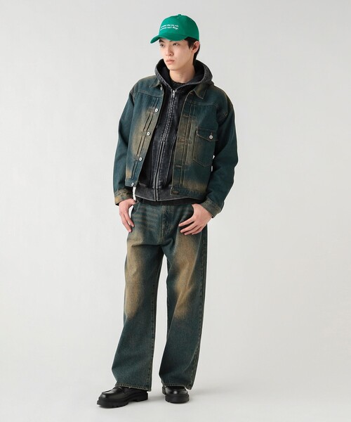 BEAMS HEART（ビームスハート）の「ブラスト デニム ジャケット（デニムジャケット・メンズ・ブラック/インディゴブルー・SMALL/MEDIUM/LARGE）」の7枚目の写真