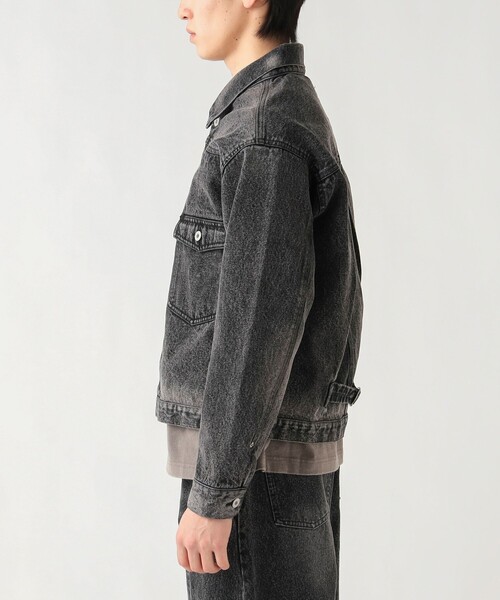 BEAMS HEART（ビームスハート）の「ブラスト デニム ジャケット（デニムジャケット・メンズ・ブラック/インディゴブルー・SMALL/MEDIUM/LARGE）」の11枚目の写真