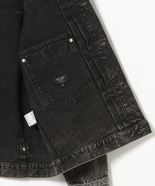 BEAMS HEART（ビームスハート）の「ブラスト デニム ジャケット（デニムジャケット・メンズ・ブラック/インディゴブルー・SMALL/MEDIUM/LARGE）」の17枚目の写真