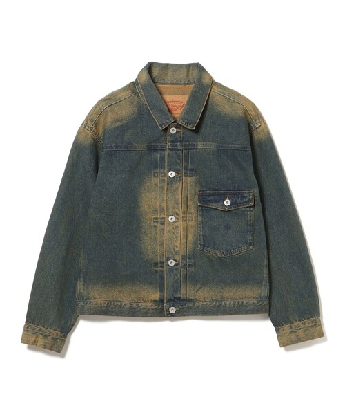 BEAMS HEART（ビームスハート）の「ブラスト デニム ジャケット（デニムジャケット・メンズ・ブラック/インディゴブルー・SMALL/MEDIUM/LARGE）」の20枚目の写真