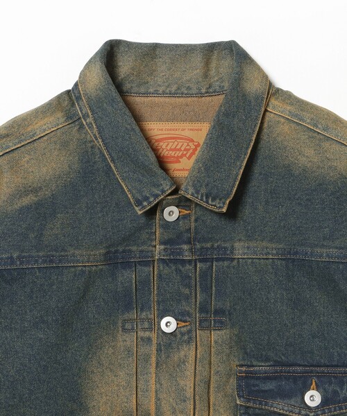 BEAMS HEART（ビームスハート）の「ブラスト デニム ジャケット（デニムジャケット・メンズ・ブラック/インディゴブルー・SMALL/MEDIUM/LARGE）」の21枚目の写真