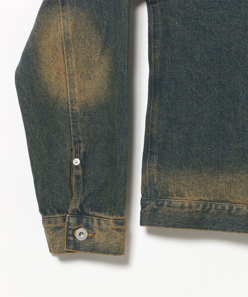 BEAMS HEART（ビームスハート）の「ブラスト デニム ジャケット（デニムジャケット・メンズ・ブラック/インディゴブルー・SMALL/MEDIUM/LARGE）」の22枚目の写真