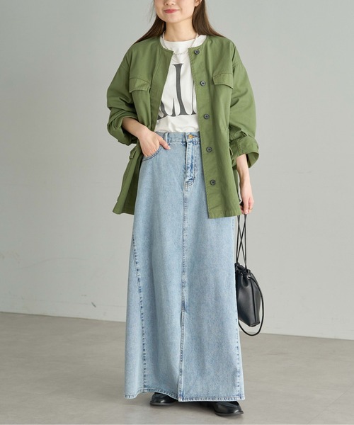 PUAL CE CIN(ピュアルセシン)の「【WEB限定】リバースロゴTシャツ(Tシャツ/カットソー・レディース・ブラック/ベージュ/オフホワイト・FREE)」の14枚目の写真