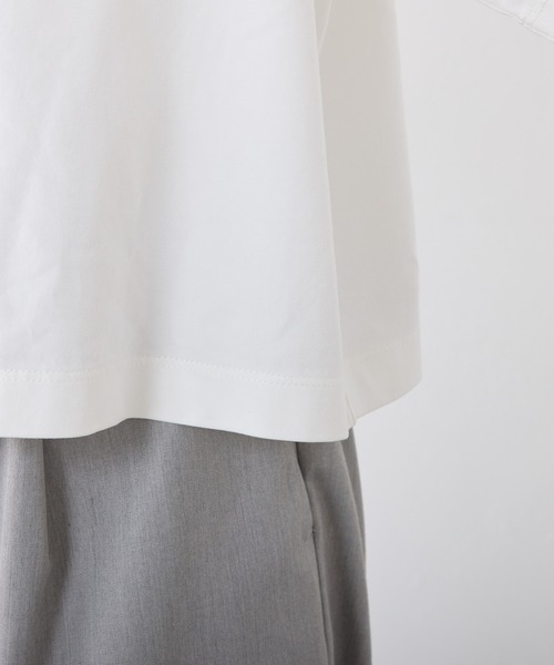 PUAL CE CIN(ピュアルセシン)の「【WEB限定】リバースロゴTシャツ(Tシャツ/カットソー・レディース・ブラック/ベージュ/オフホワイト・FREE)」の17枚目の写真