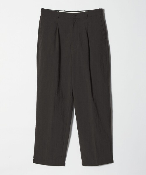 Steven Alan＞ ナイロン オックス アウト ワンプリーツ スラックス