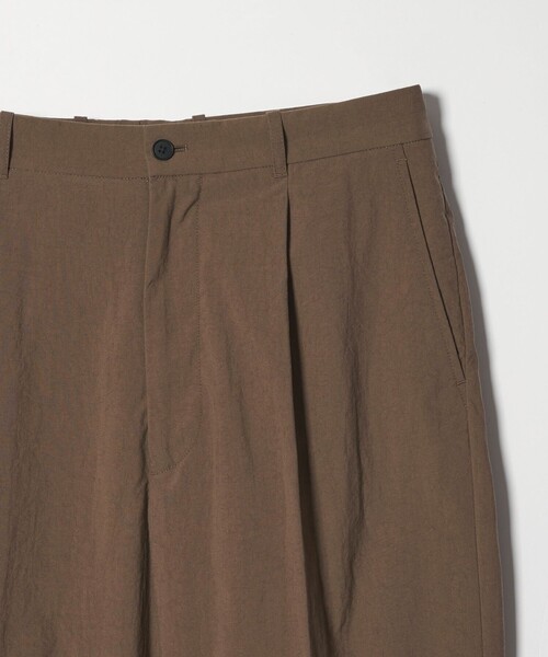 Steven Alan＞ ナイロン オックス アウト ワンプリーツ スラックス