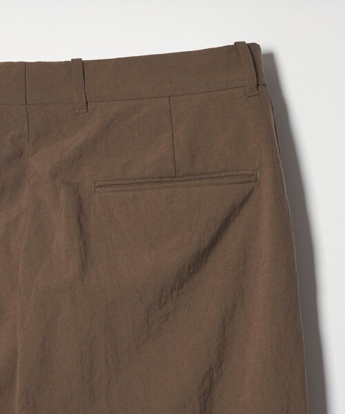 【美品　即日発送】ナイロンオックスアウト ワンプリーツ スラックス Steven Alan＞ ナイロン オックス アウト ワンプリーツ スラックス